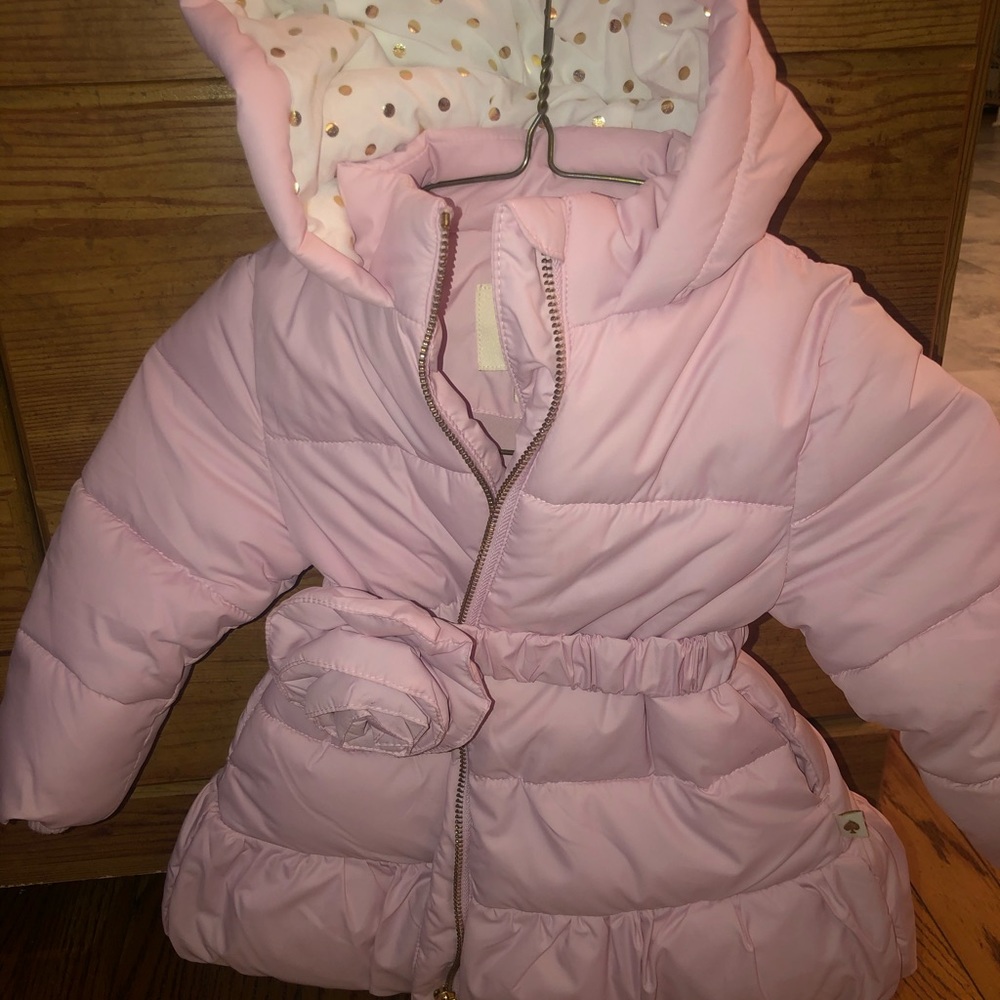 Pink Kate spade toddler coat